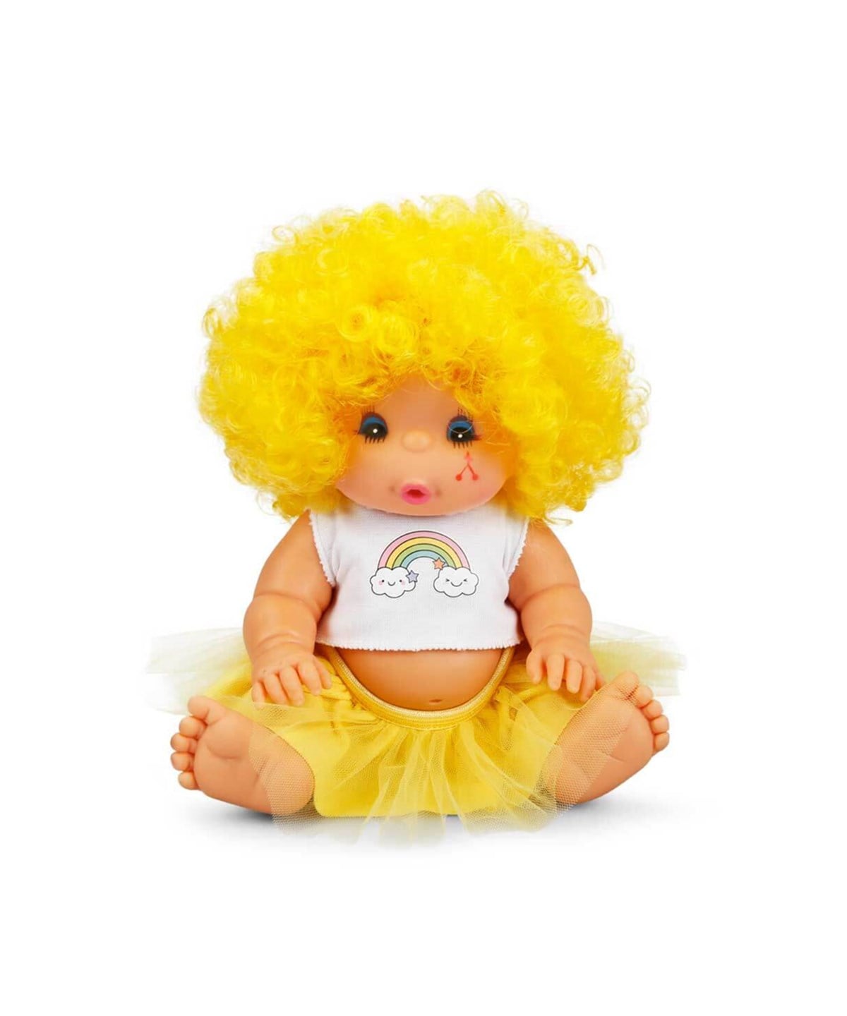 Et Bebekler, Sunman, Afro Bebek Kıvırcık Saçlı 23 cm 23488 Sarı
