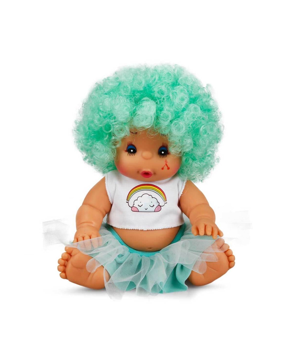 Et Bebekler, Sunman, Afro Bebek Kıvırcık Saçlı 23 cm 23488 Yeşil