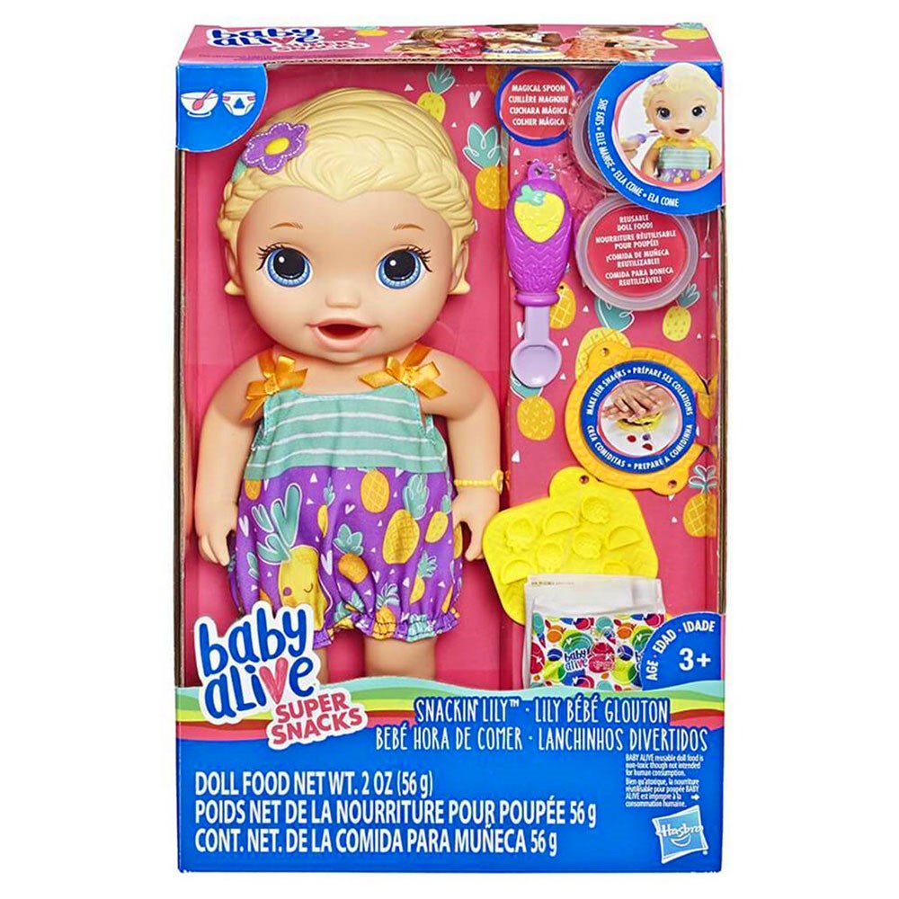 Et Bebekler, Baby Alive, Baby Alive Lily İle Mama Eğlencesi E5841