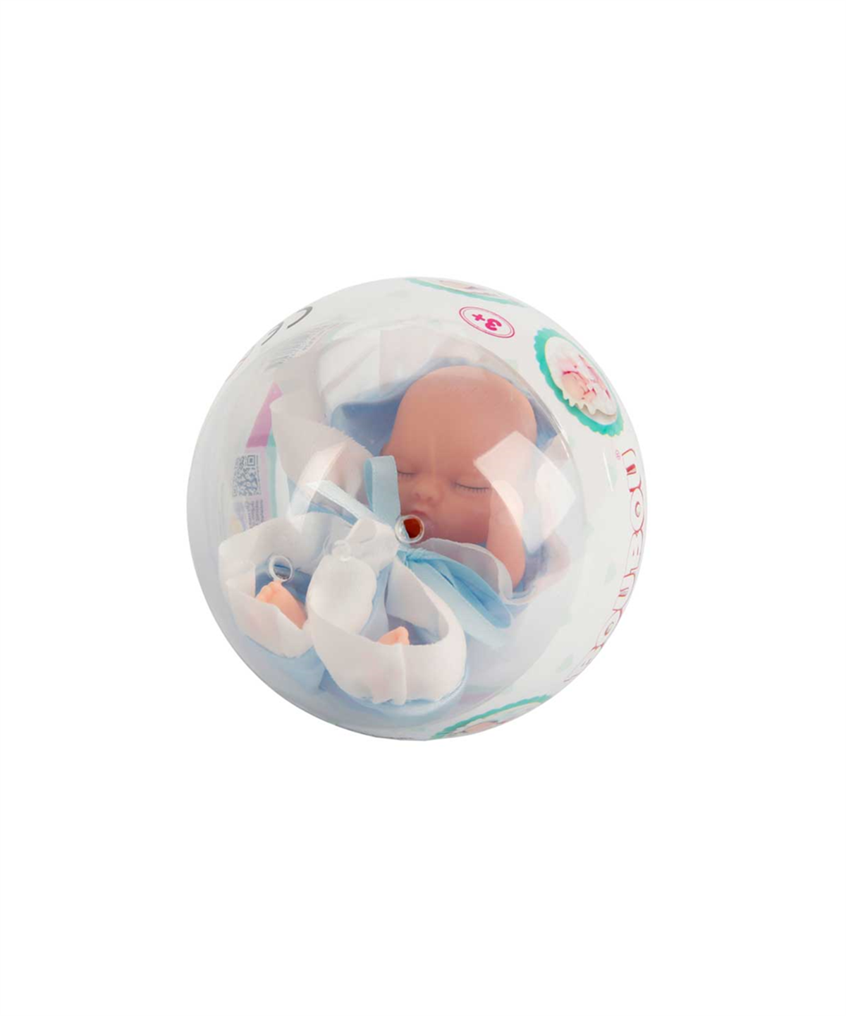 Et Bebekler, Sunman, Boubou Yeni Doğan Bebeğim 12 cm 20395 Mavi