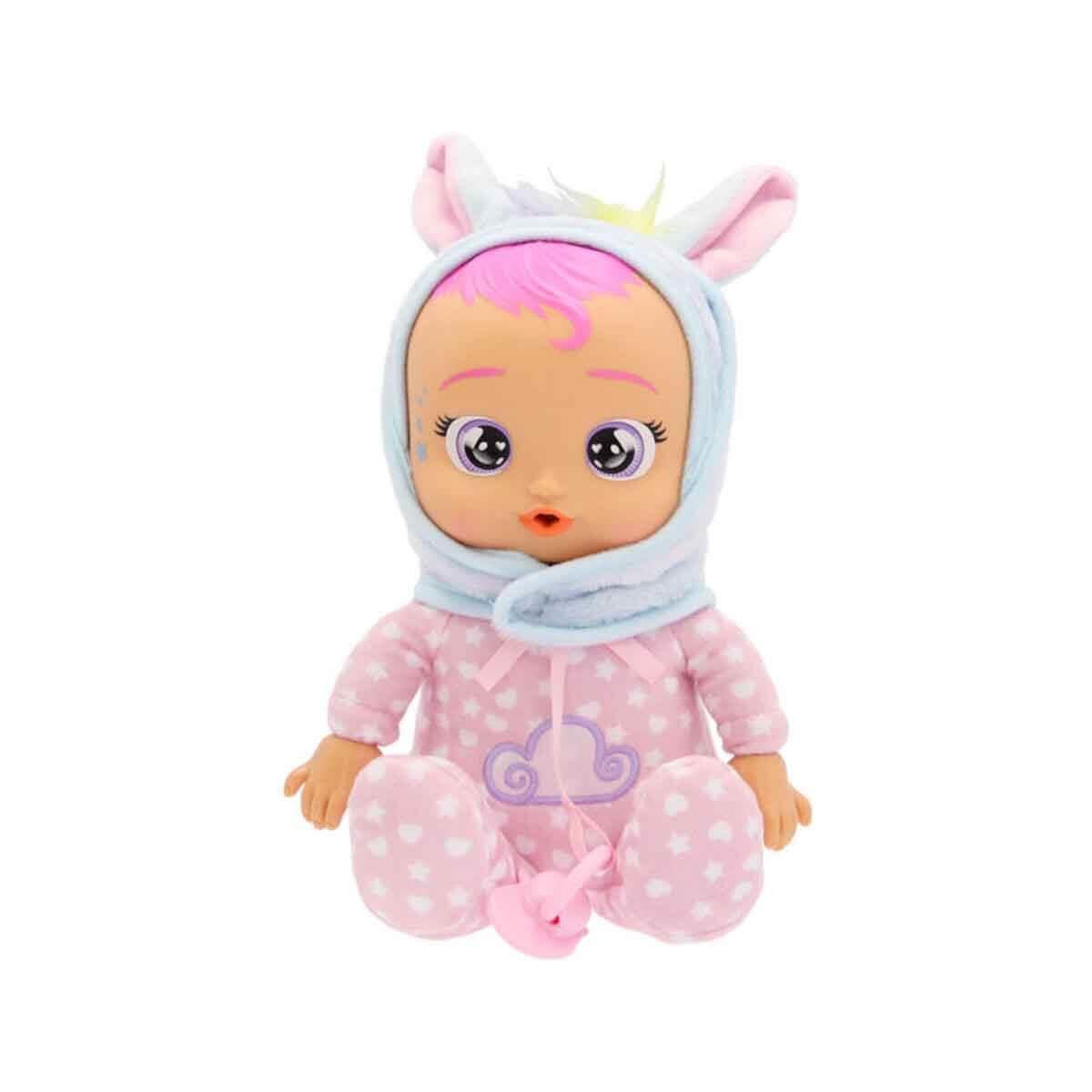 Et Bebekler, CRY BABIES, Cry Babies Ağlayan Yumuş Newborn Bebek CYB68000 Açık Pembe Pijamalı Jenna