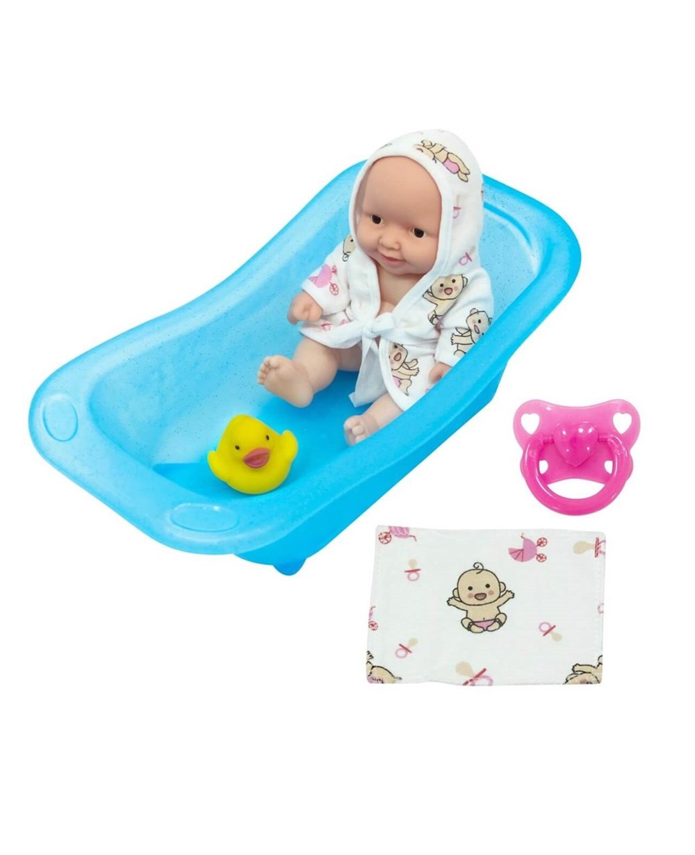 Et Bebekler, Global Toys, Roza Baby Küvetli Bebek 00620