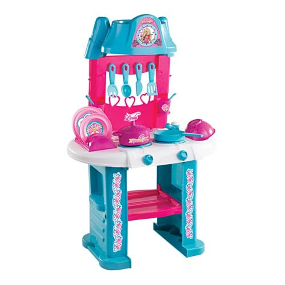 Evcilik Aksesuarları, Furkan Toys,  Linda Büyük Mutfak Seti FR58512
