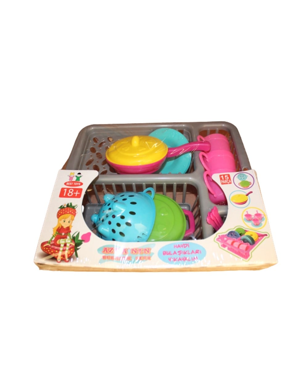 Evcilik Aksesuarları, BEST TOYS, Azra'nın Bulaşık Seti 6611