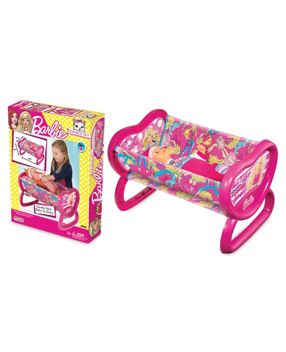 Evcilik Aksesuarları, Dede, Barbie Kalpli Oyuncak Beşik 03037