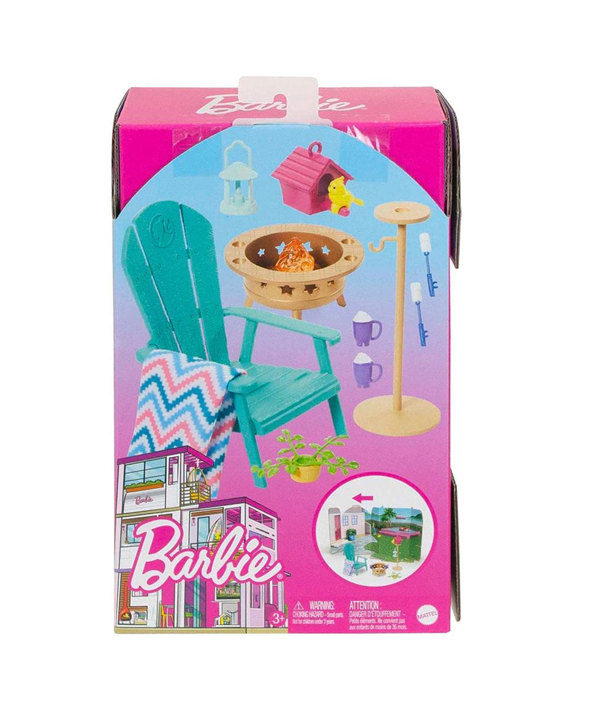 Evcilik Aksesuarları, Barbie, Barbie'nin Ev Dekorasyonu Oyun Setleri HJV32 HJV33