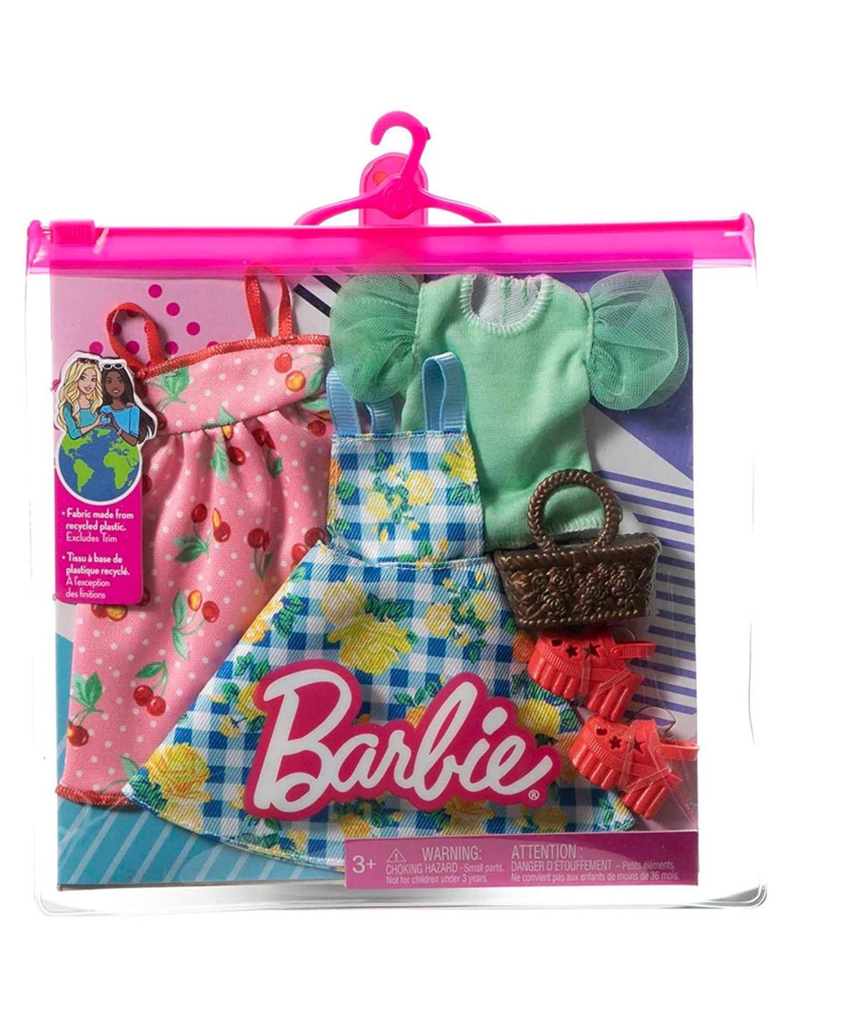 Evcilik Aksesuarları, Barbie, Barbie'nin Kıyafet Koleksiyonu 2'li Paketler GWF04 GWC32 HJT33