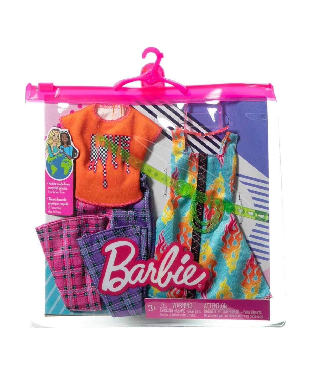 Evcilik Aksesuarları, Barbie, Barbie'nin Kıyafet Koleksiyonu 2'li Paketler GWF04 GWC32 HJT34