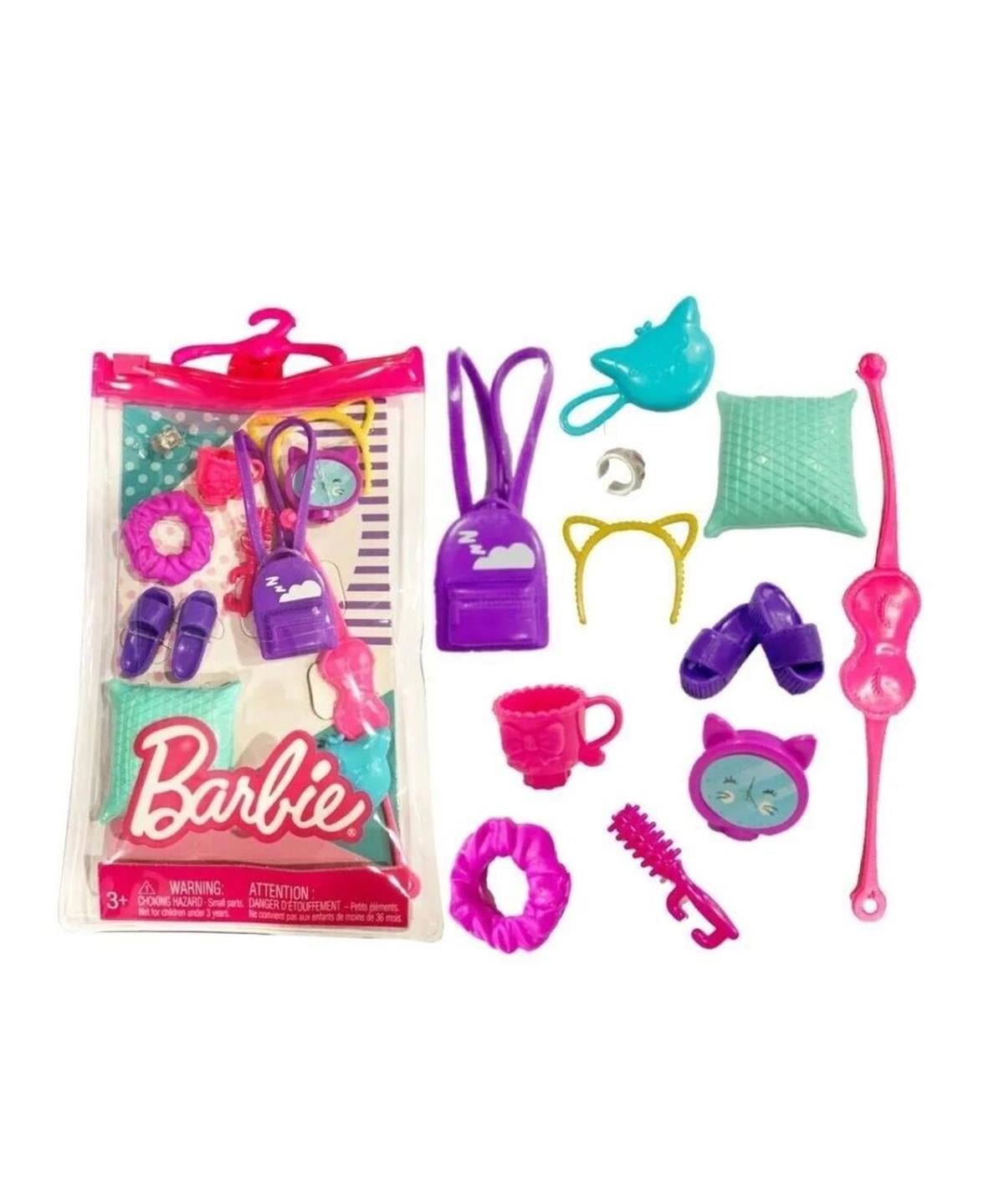 Evcilik Aksesuarları, Barbie, Barbienin Moda Aksesuarları Paketleri GWD98 GWC28 HJT29 Bakım Zamanı