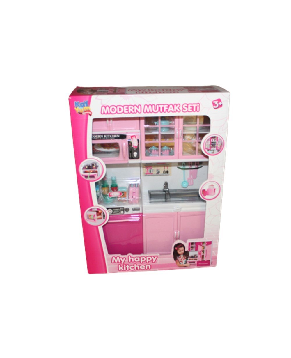 Evcilik Aksesuarları, KAYYUM OYUNCAK, Kayyum Modern Mutfak Seti 2'li Set 00023 Mikrodalga Fırın