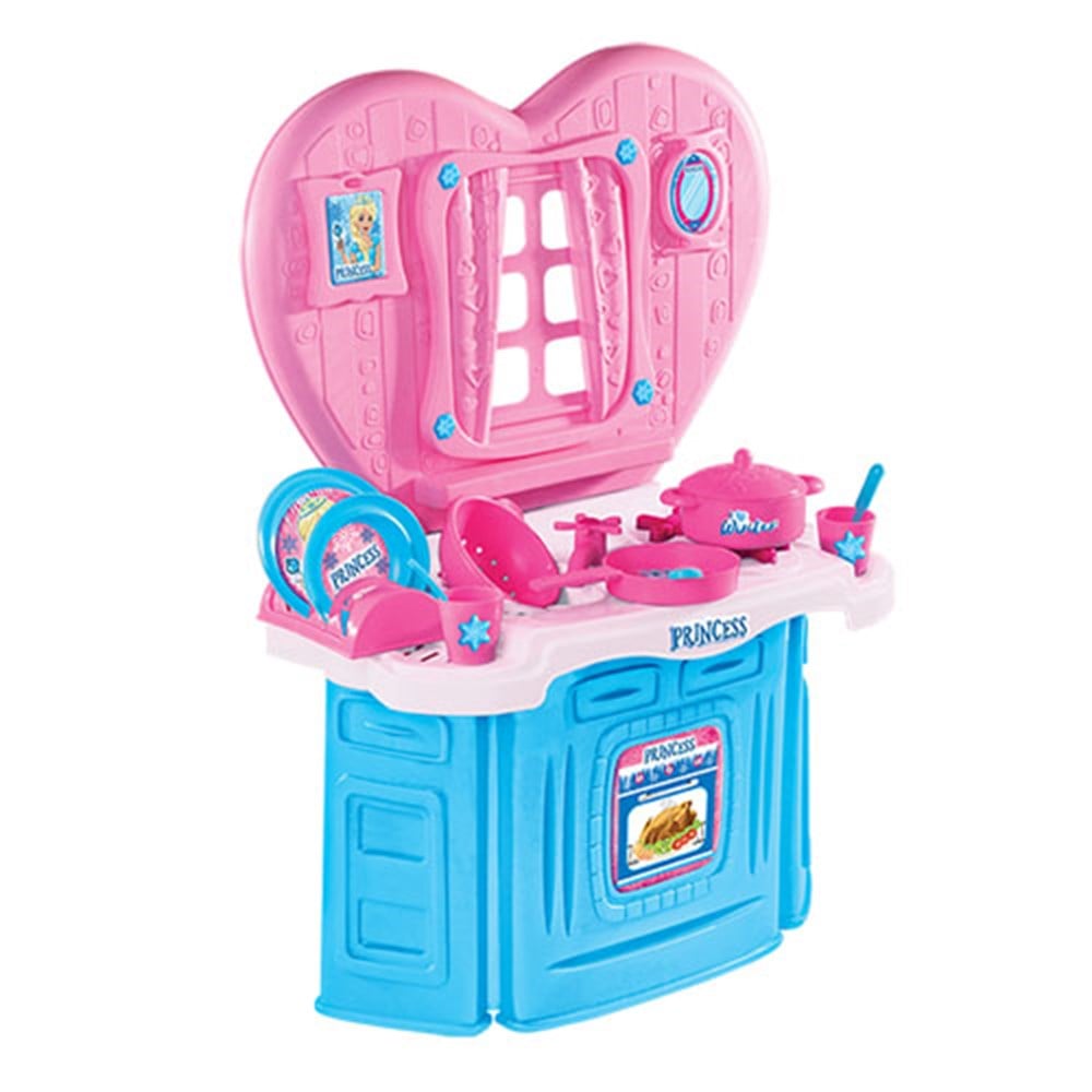 Evcilik Aksesuarları, Furkan Toys, Prenses Kalpli Mutfak Seti FR58789