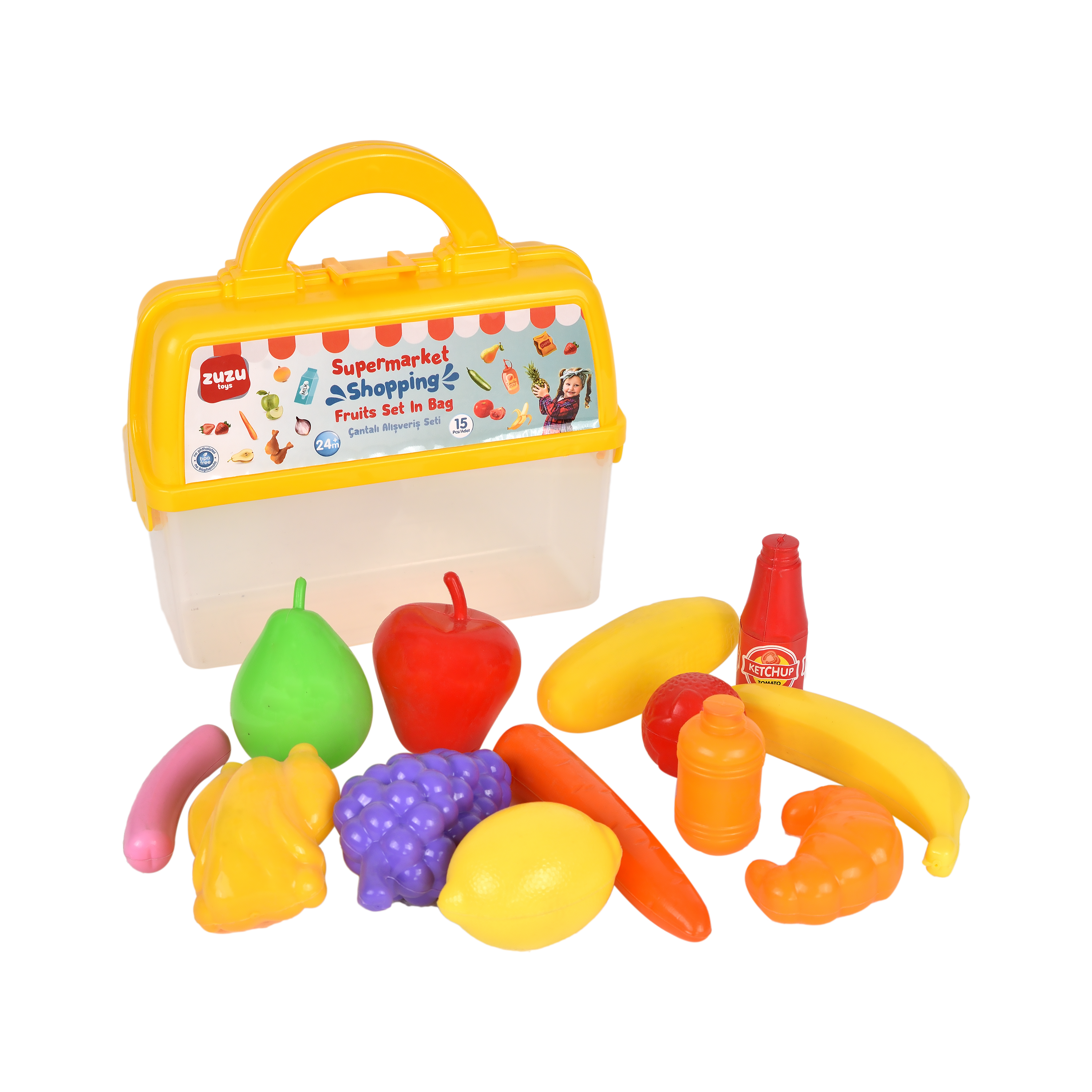 Evcilik Aksesuarları, ZUZU TOYS, Zuzu Toys Alışveriş Seti Çantalı