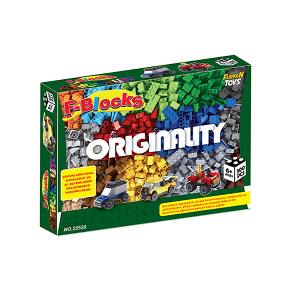 F-Blocks Lego Setleri, F-BLOCKS, F-Blocks Lego Classic Seri 300 Parça Lego Seti FR38187