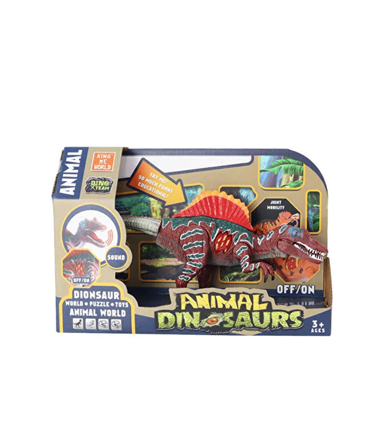 Fonksiyonel Hayvanlar, MEGA OYUNCAK, Animal Dinosaurs Serisi Sesli Işıklı Dino