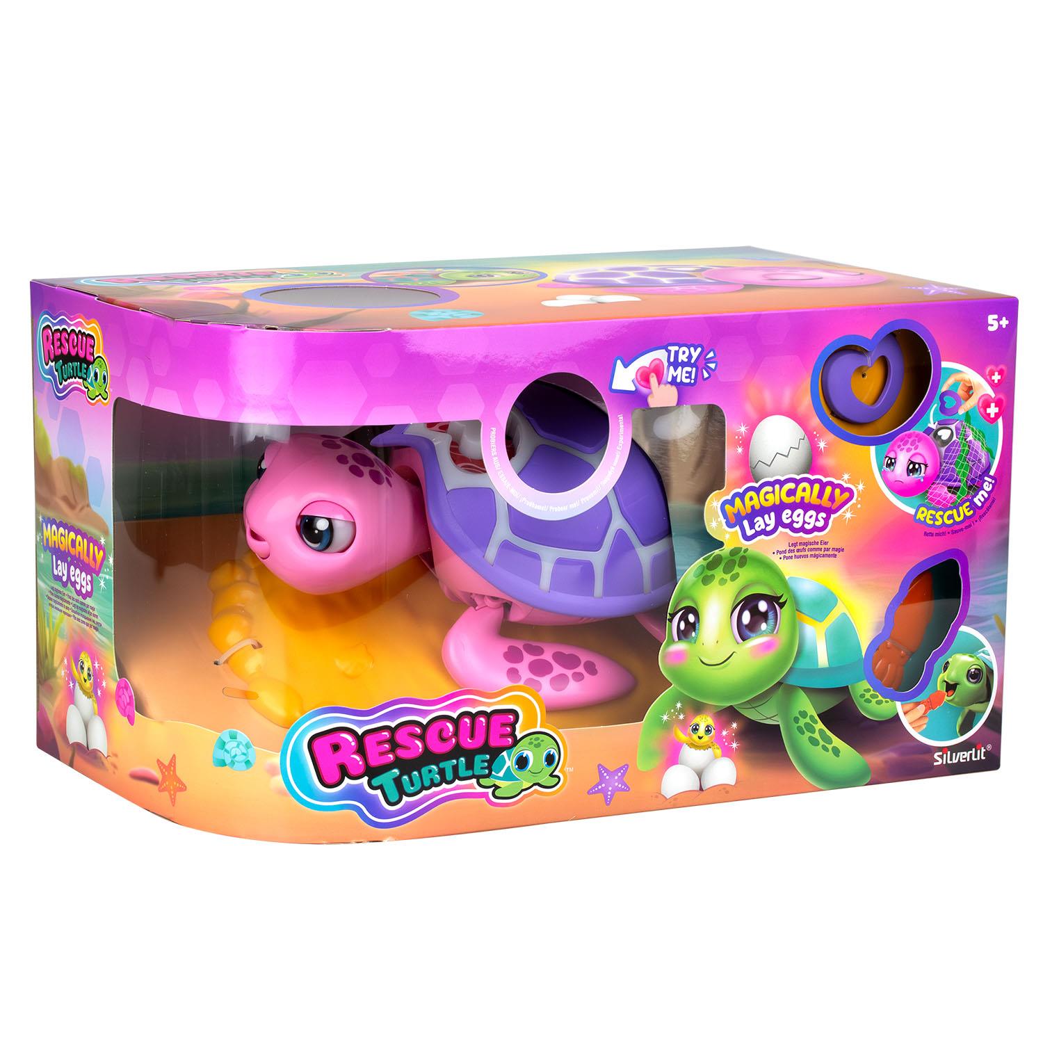 Fonksiyonel Hayvanlar, NECOTOYS, Silverlit Rescue Deniz Kaplumbağası 86334 Pembe