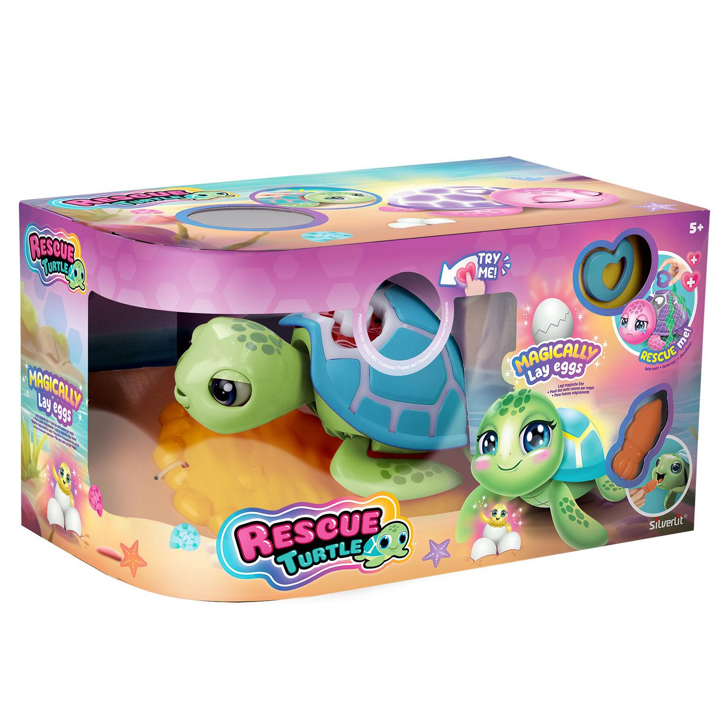 Fonksiyonel Hayvanlar, NECOTOYS, Silverlit Rescue Deniz Kaplumbağası 86334 Yeşil