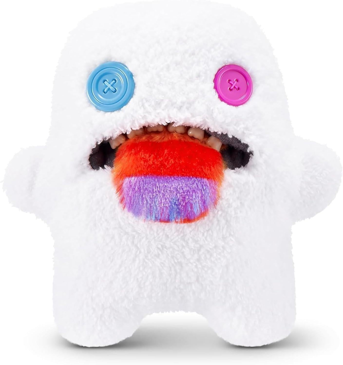 Fonksiyonel Peluşlar, Sunman, Fuggler Hairy Fuggs Peluş S1 8-Beyaz Oogah Boogah