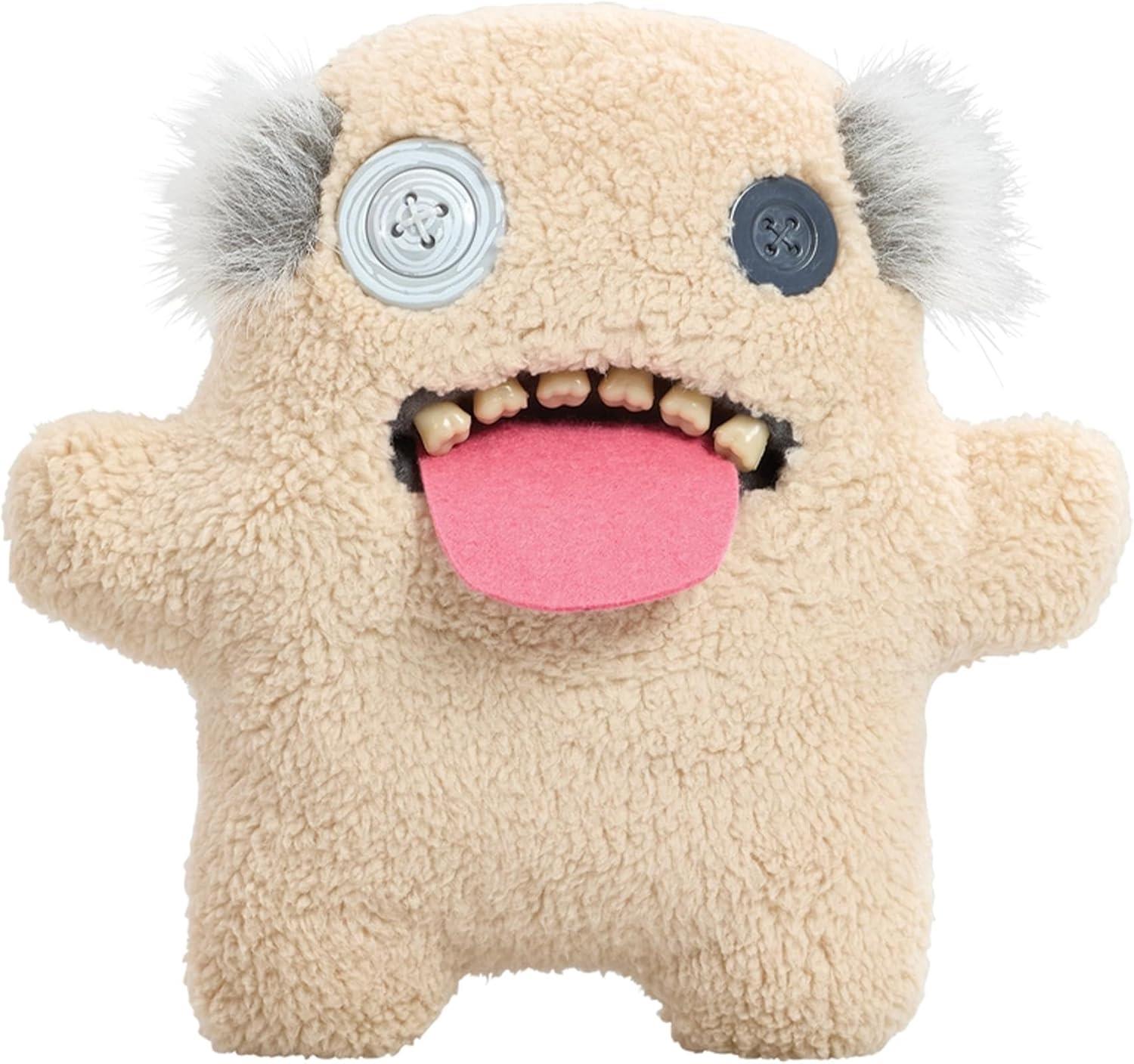 Fonksiyonel Peluşlar, Sunman, Fuggler Hairy Fuggs Peluş S1 2-Krem Oogah Boogah