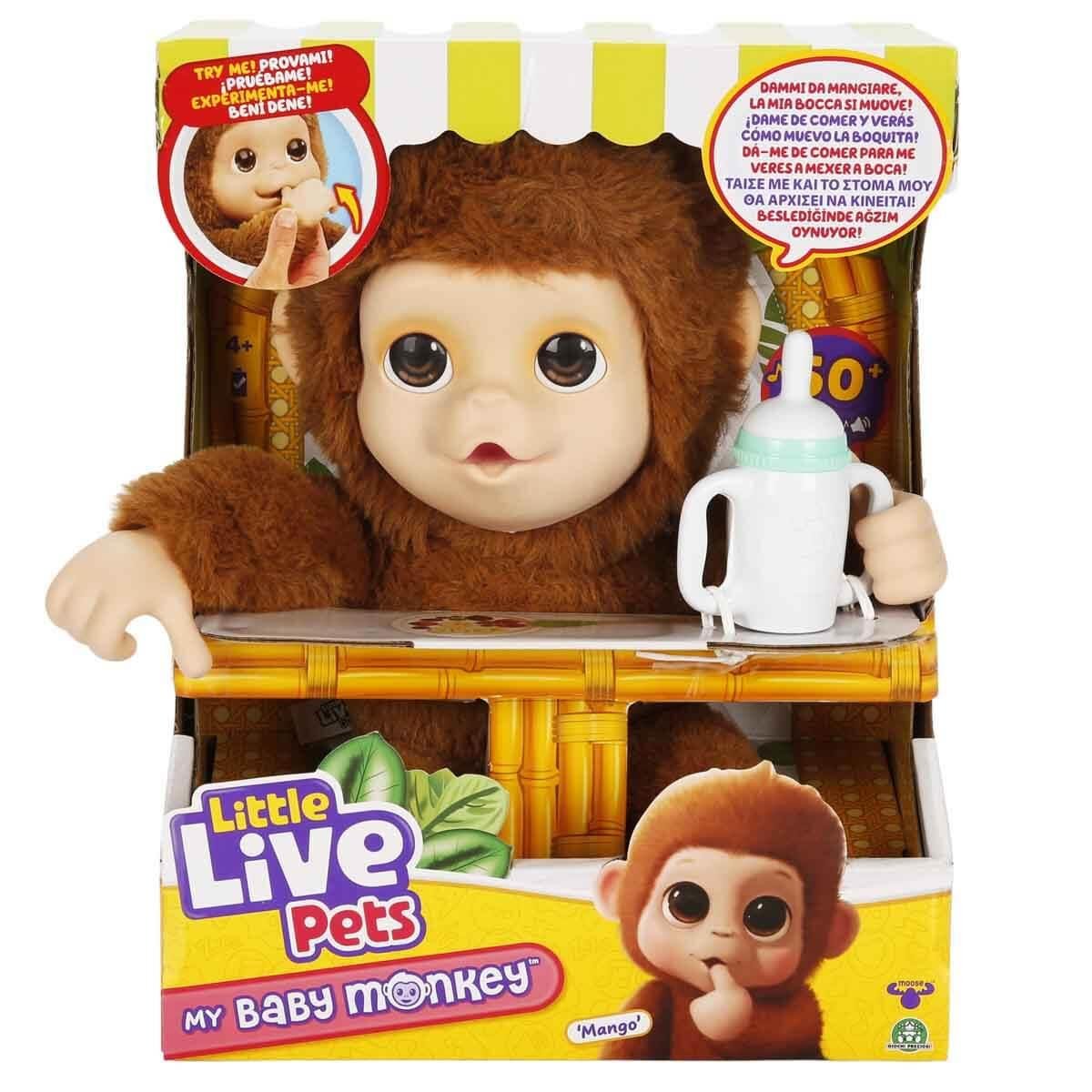 Fonksiyonel Peluşlar, Giochi Preziosi, LLP Sesli Yavru Maymun İnteraktif Peluş LP500000