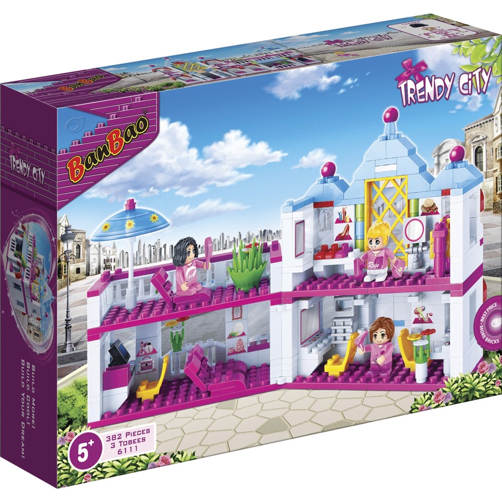 Güzellik Salonu Lego Oyun Seti 382 Parça Banbao 6111
