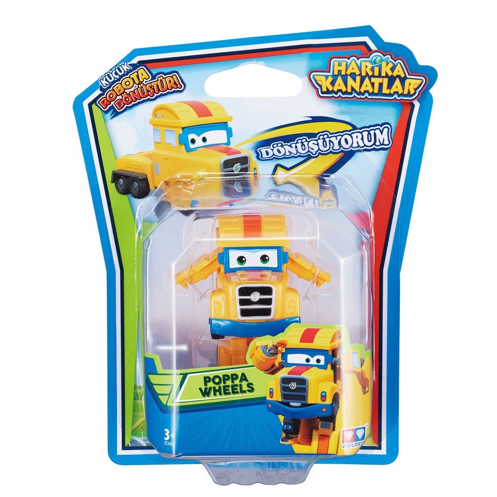 Harika Kanatlar Poppa Wheels Dönüşen Tekli Figür YW720025