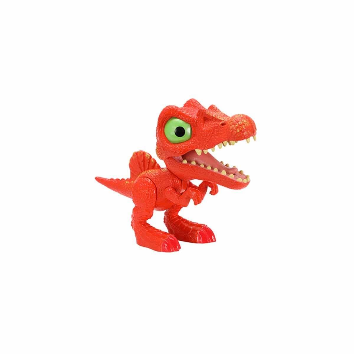 Hayvan Figürleri, Sunman, Crazoo Shake n Snap Dinozor 11272 Kırmızı