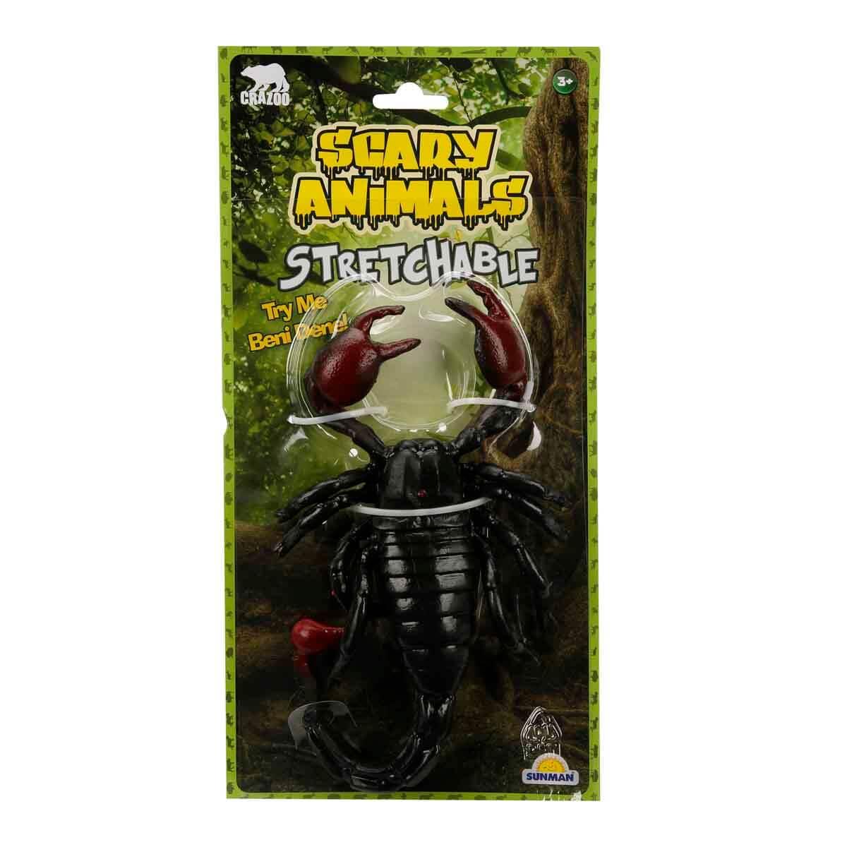 Hayvan Figürleri, Sunman, Crazoo Streç Böcek 33516 Akrep