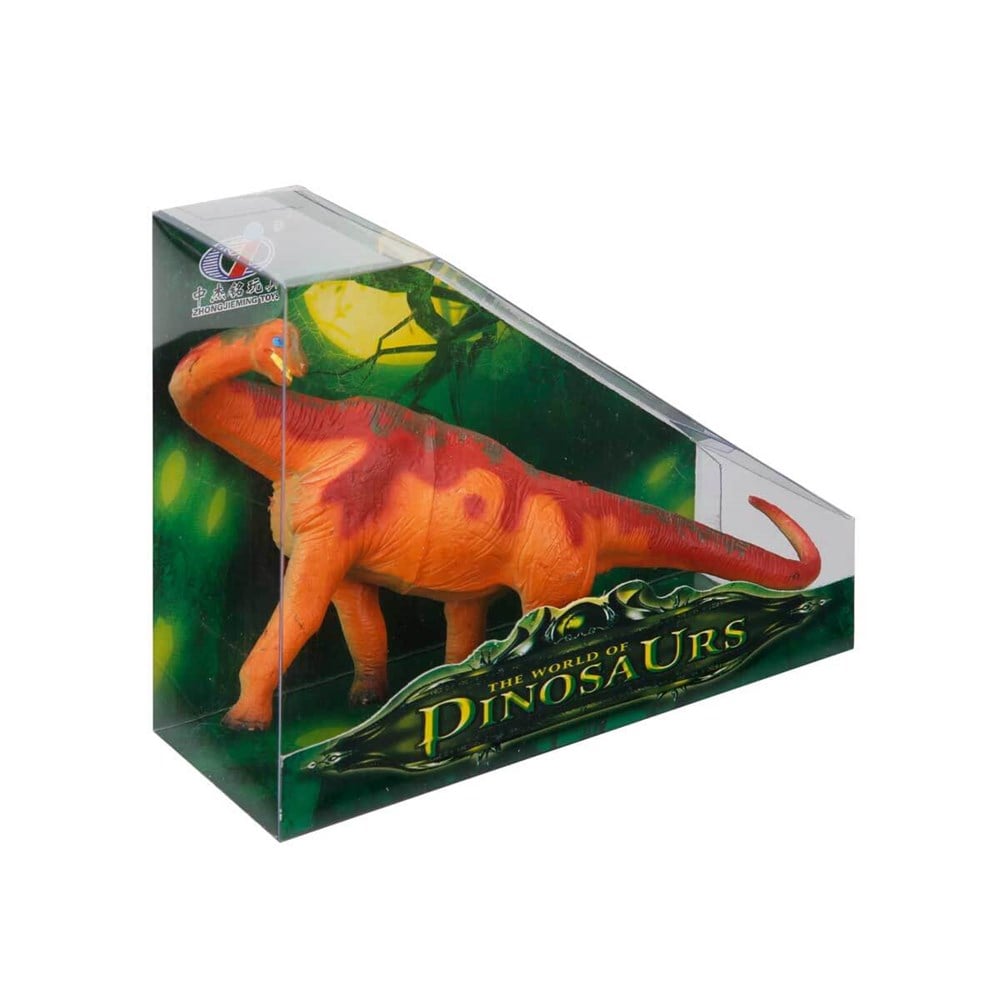 Hayvan Figürleri, Sunman, Sunman Dinozor Figür 91755 Brachiosaurus Turuncu-Kırmızı