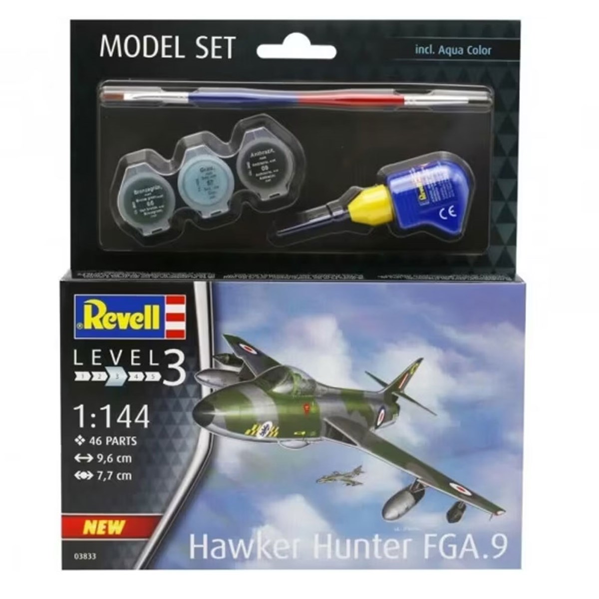 Hobi ve Koleksiyon, REVELL, Revell 1:144 Model Set Uçak Hawker Hunter FGA 63833