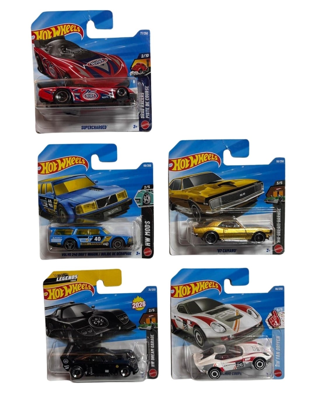 Hot Wheels Oyun Setleri, Mattel, 2026 Hot Wheels Tekli Araba 5 li Seri 2