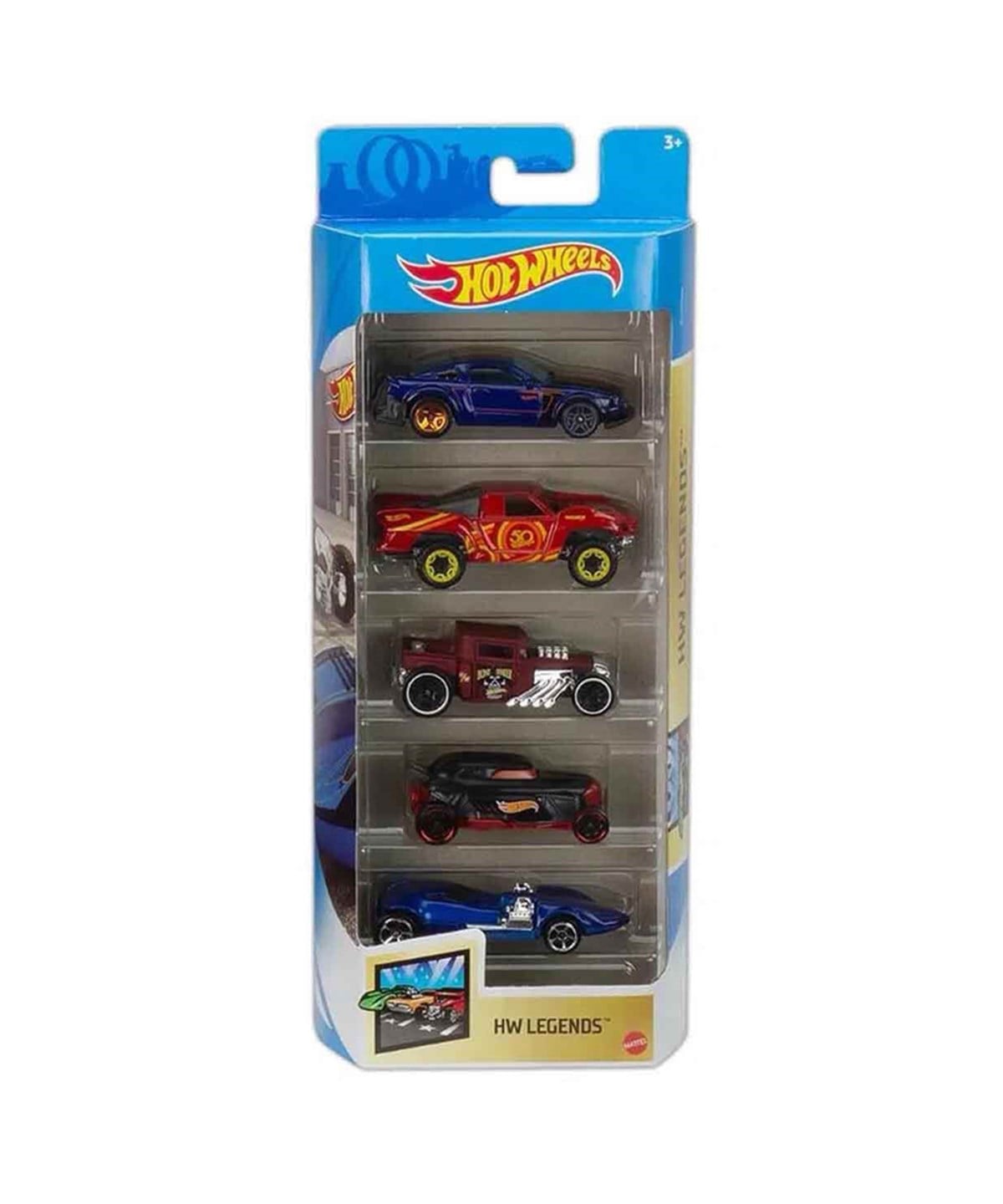 Hot Wheels Oyun Setleri, Hot Wheels, Hot Wheels 5'li Araba Seti 01806 HFV82 HW Legends