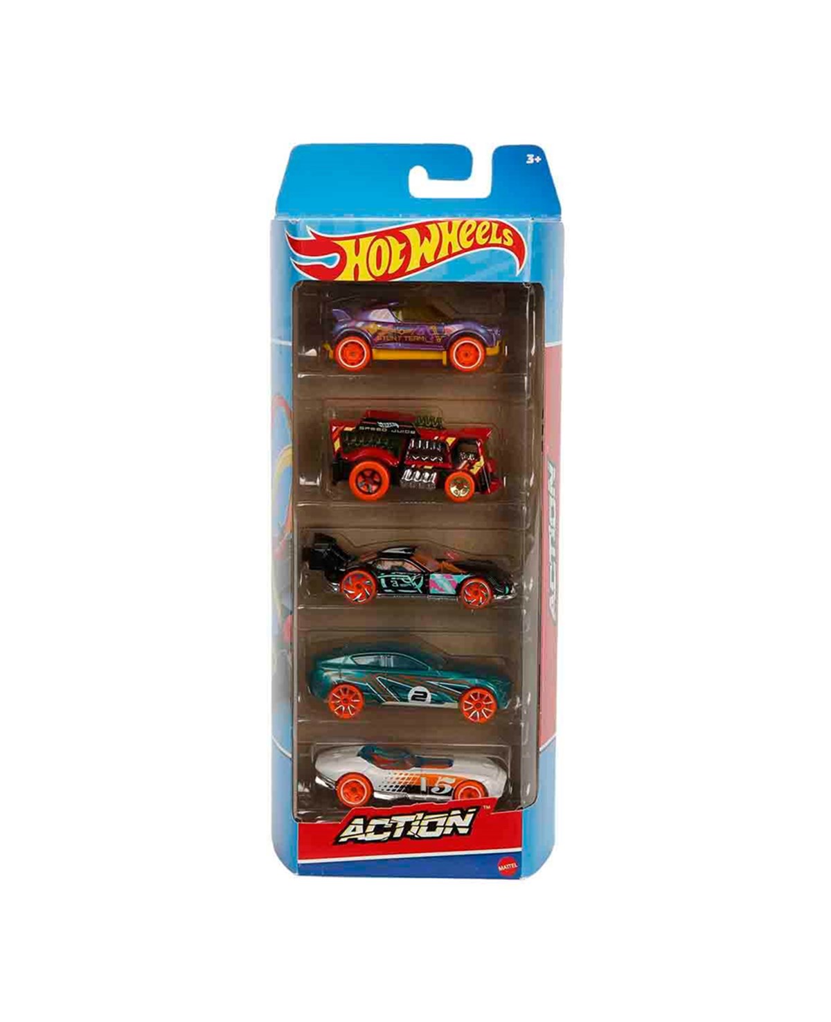 Hot Wheels Oyun Setleri, Hot Wheels, Hot Wheels 5'li Araba Seti 01806 HFV85 Action