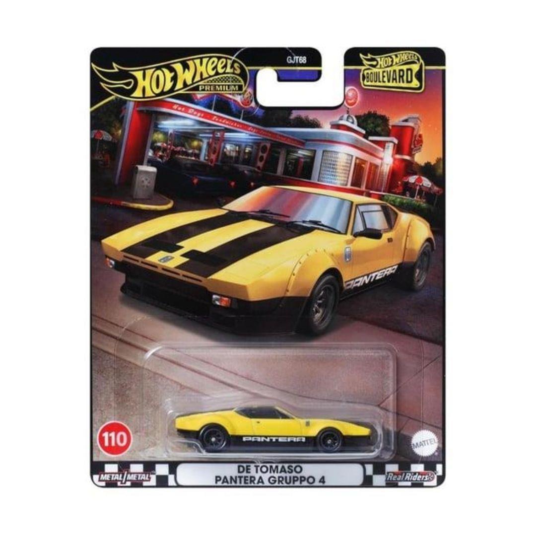 Hot Wheels Oyun Setleri, Hot Wheels, Hot Wheels Boulevard Premium Araçlar GJT68 HRT75 De Tomaso Pantera Gruppo 4