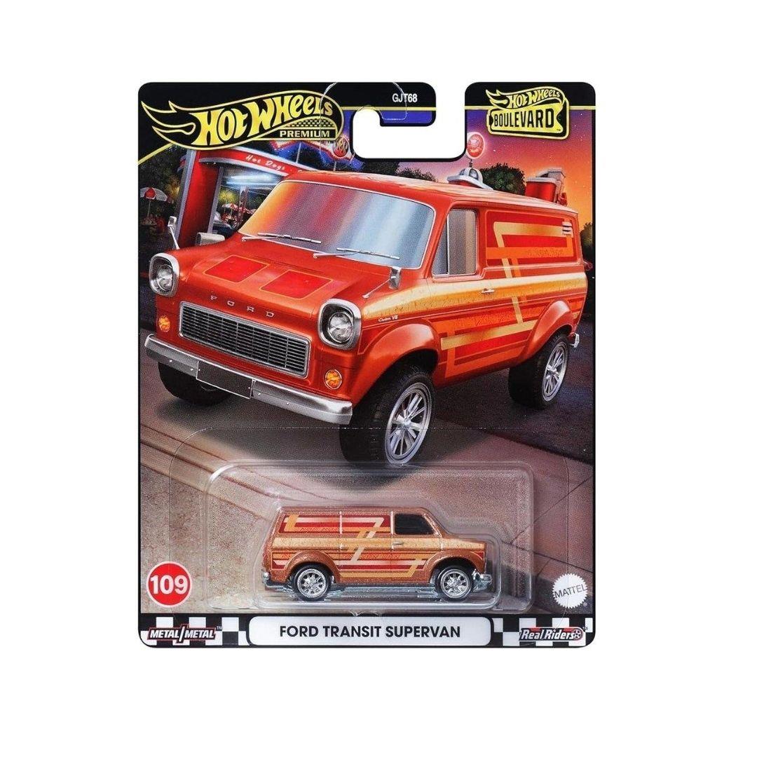 Hot Wheels Oyun Setleri, Hot Wheels, Hot Wheels Boulevard Premium Araçlar GJT68 HRT76 Ford Transit Supervan
