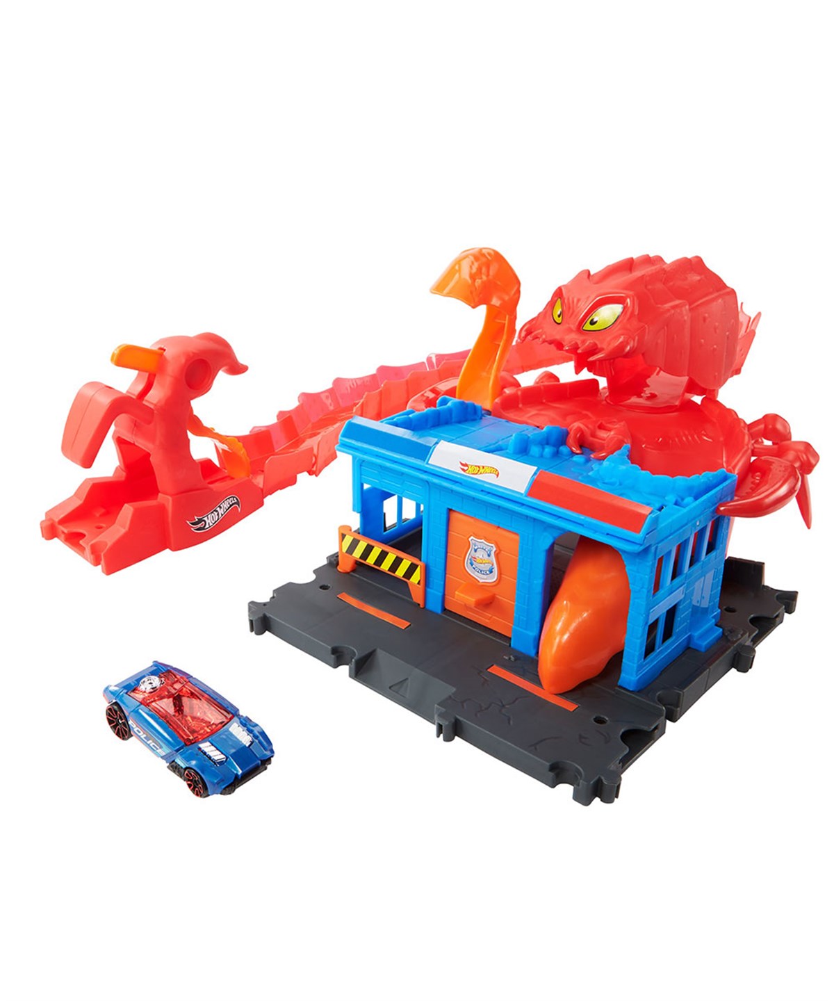 Hot Wheels Oyun Setleri, Hot Wheels, Hot Wheels City Düşmanlarla Mücadele Serisi HDR29 HDR32 Scorpion Flex Attack