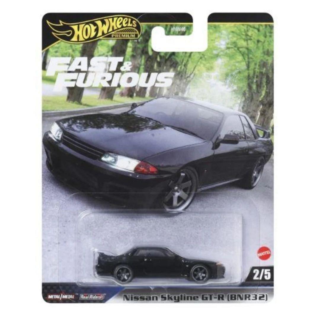 Hot Wheels Oyun Setleri, Mattel, Hot Wheels Fast-Furious Premium Arabalar HNW46 JBL97 Nissan Skyline GT-R (BNR32)