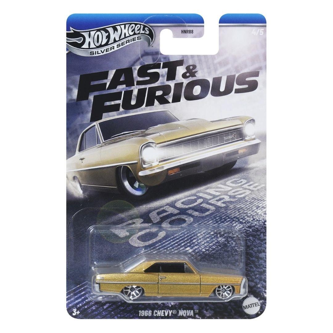 Hot Wheels Oyun Setleri, Mattel, Hot Wheels Fast & Furious Temalı Arabalar HNR88 JYB42 1966 CHEVY NOVA