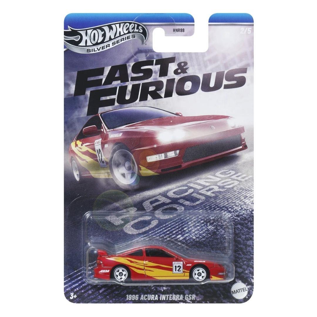 Hot Wheels Oyun Setleri, Mattel, Hot Wheels Fast & Furious Temalı Arabalar HNR88 JBY40 1996 ACURA INTEGRA GSR
