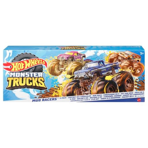 Hot Wheels Oyun Setleri, Mattel, Hot Wheels Monster Trucks 3 Lü Paket Hnt79