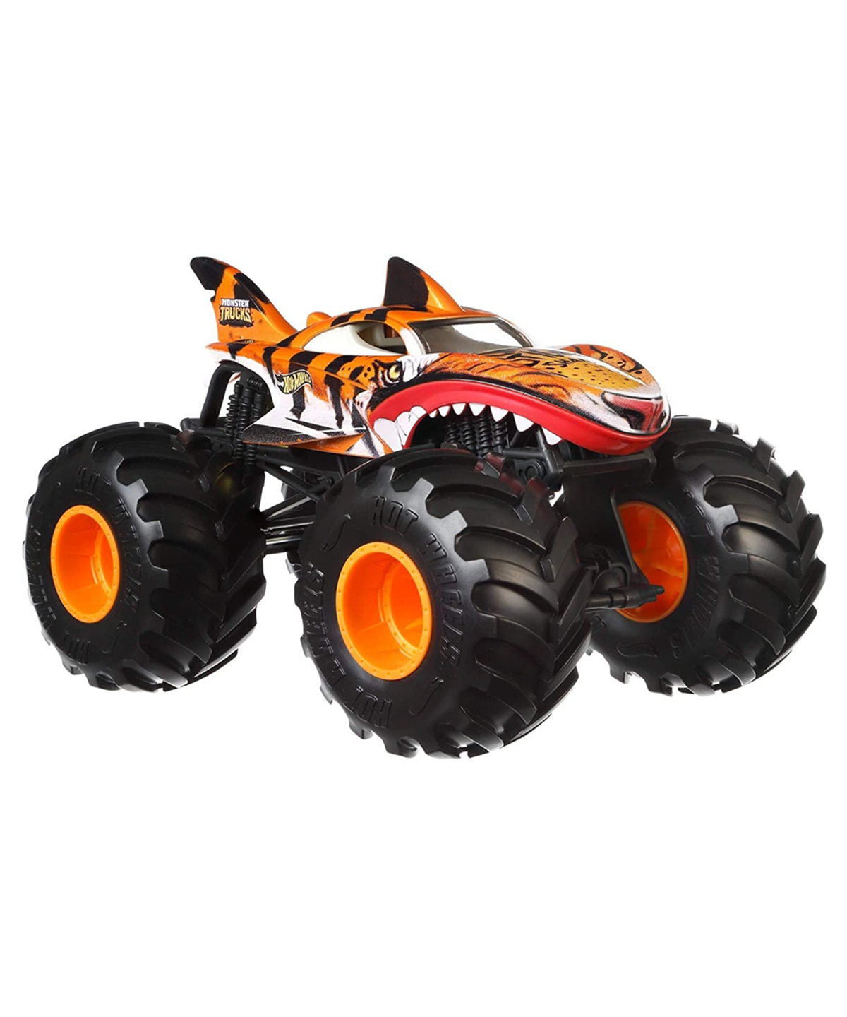 Hot Wheels Oyun Setleri, Hot Wheels, Hot Wheels Monster Trucks 1:24 Arabalar FYJ83 GWL14 Tiger Shark