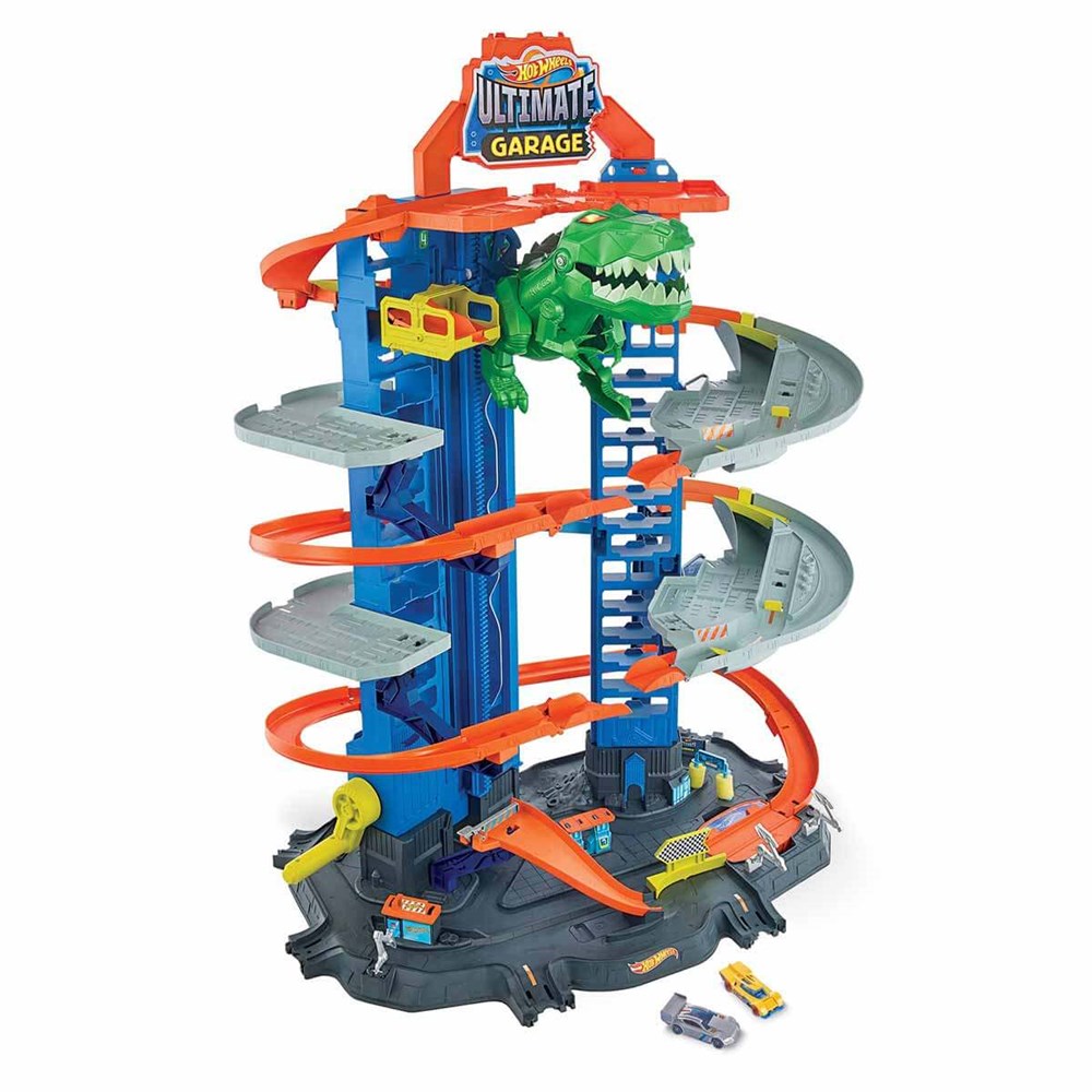 Hot Wheels Oyun Setleri, Hot Wheels, Hot Wheels Robotik T-rex Ultimate Garaj GJL14