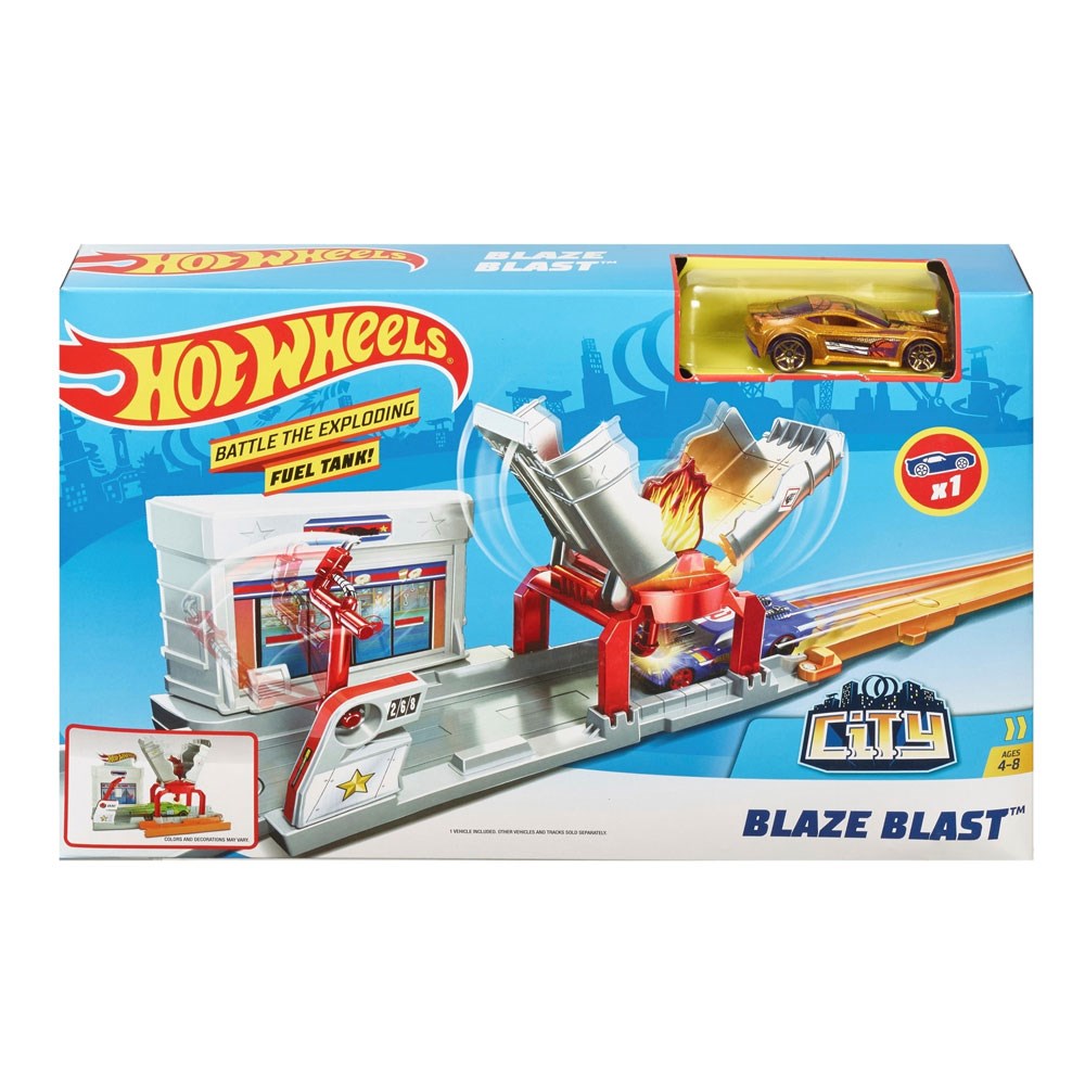 Hot Wheels Oyun Setleri, Hot Wheels, Hot Wheels Şehir Başlangıç Setleri FJN34 FJN36 Blaze Blast
