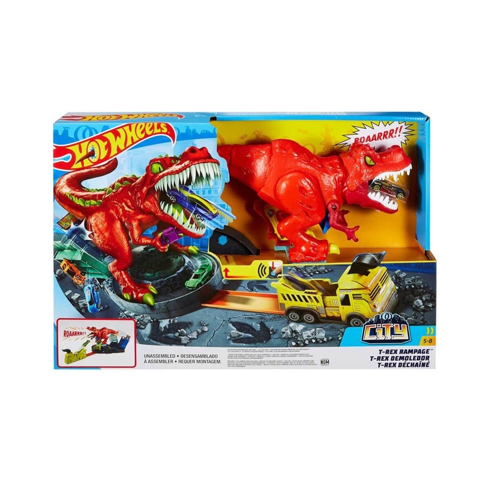 Hot Wheels Oyun Setleri, Hot Wheels, Hot Wheels T-Rex Saldırısı Oyun Seti GFH88