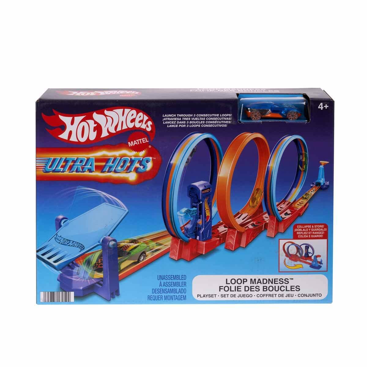 Hot Wheels Oyun Setleri, Hot Wheels, Hot Wheels Ultra Hots Çılgın Çember Yarışı Seti HPX93