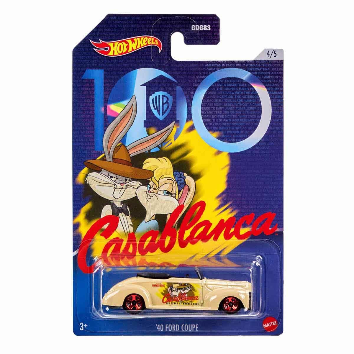 Hot Wheels Oyun Setleri, Hot Wheels, Hot Wheels Warnes Bros 100. Yıl Temalı Arabalar HMV73 HLK31 40 Ford Coupe