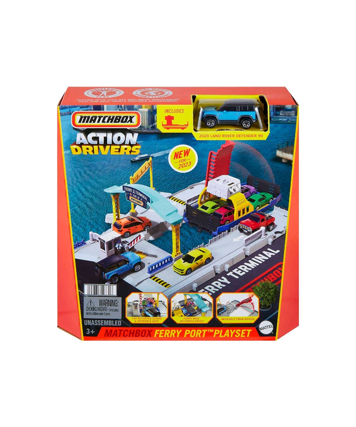 Hot Wheels Oyun Setleri, MATCHBOX, Matchbox Aksiyon Sürücüleri Oyun Seti GVY82 HMH29 Ferry Port