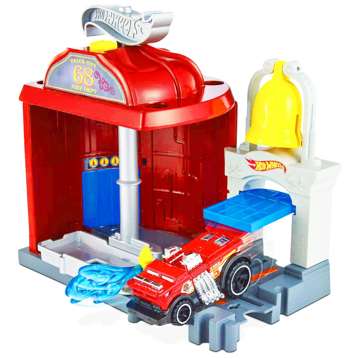 Hot Wheels Şehir Otoparkı Garaj Seti FRH28 - Yangın İstasyonu