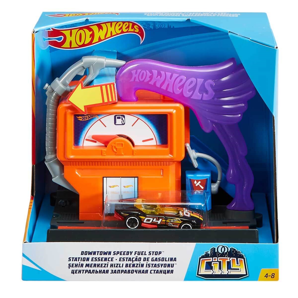 Hot Wheels Şehir Otoparkı Garaj Seti FRH28 - Hızlı Benzin İstasyonu