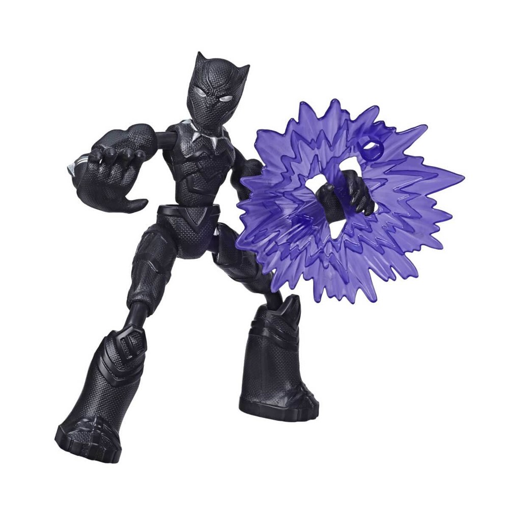 Kolleksiyon Karakterleri, Marvel Avengers, Avengers Bend & Flex Figür E7377 E7868 Black Panther