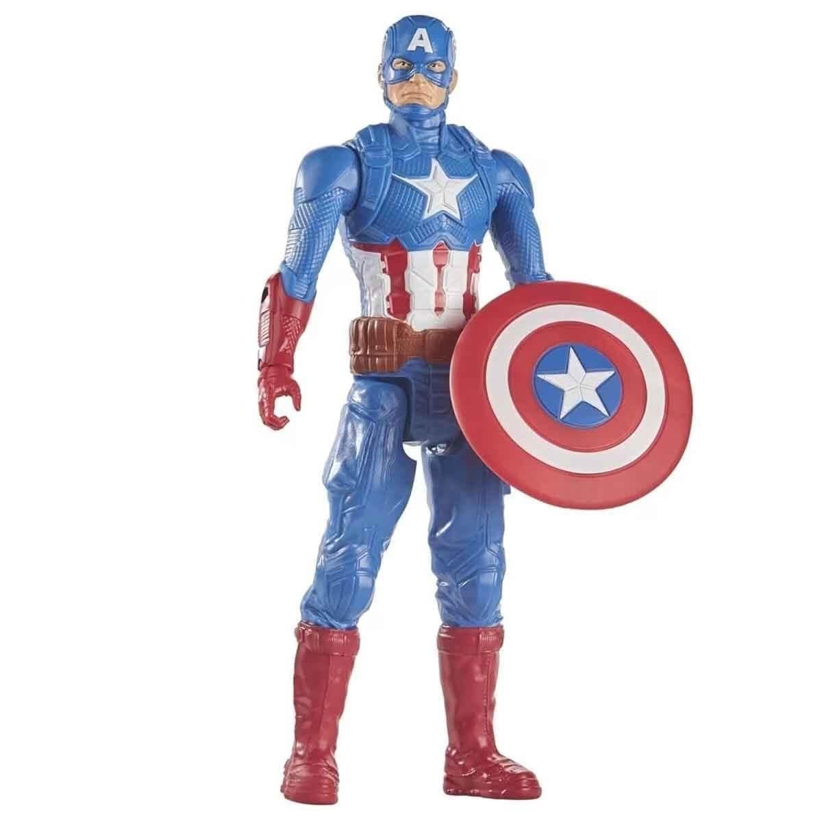 Kolleksiyon Karakterleri, Marvel Avengers, Avengers Titan Hero Figür Captain America G2725 G2771
